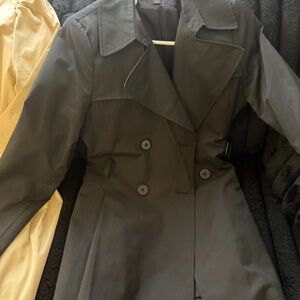 Black Double-Breasted Coat